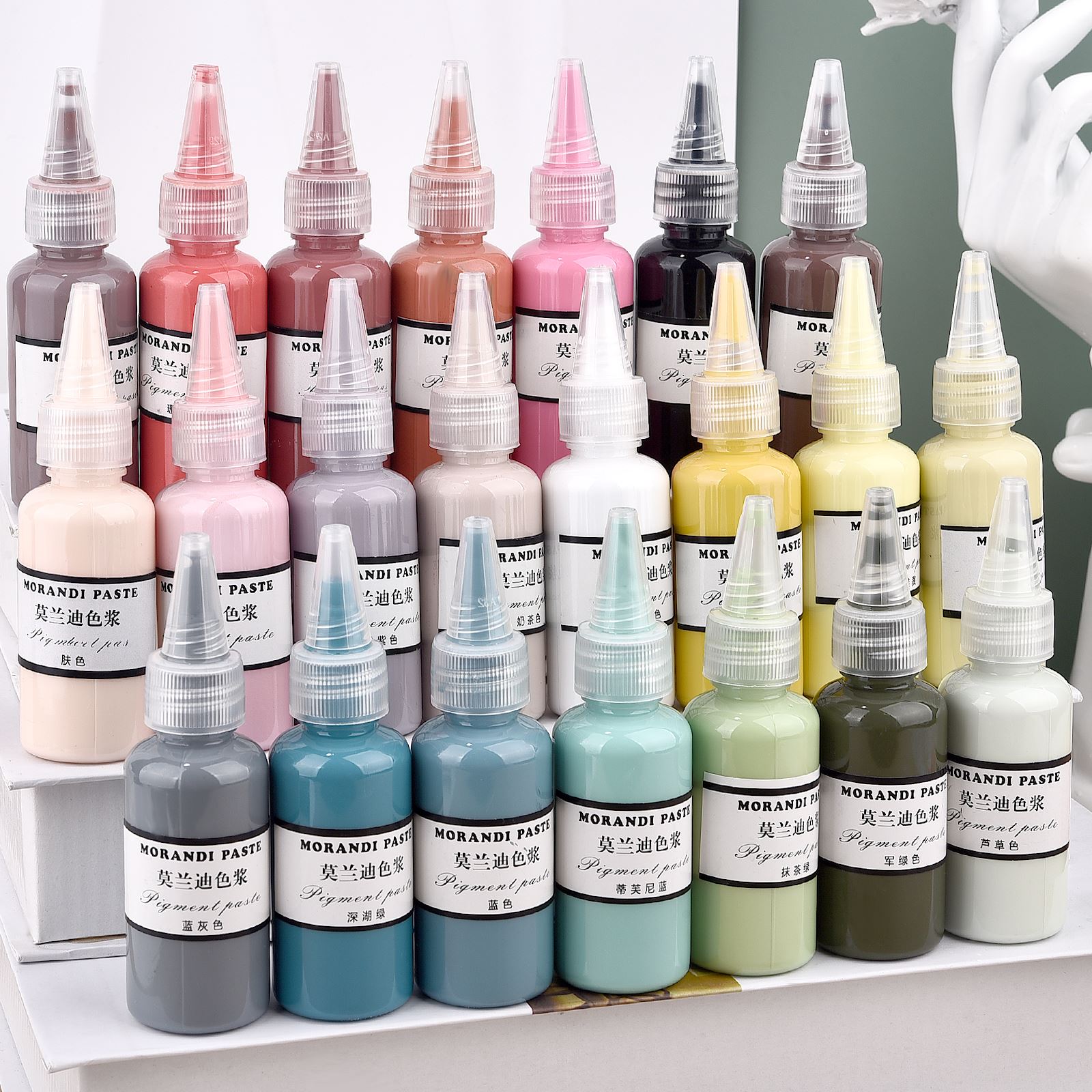 Resin Dye Alcohol - モランディ色液体樹脂顔料エポキシ樹脂 UV 樹脂インクアルコール着色剤ペースト染料 DIY ジュエリー装飾作成樹脂顔料