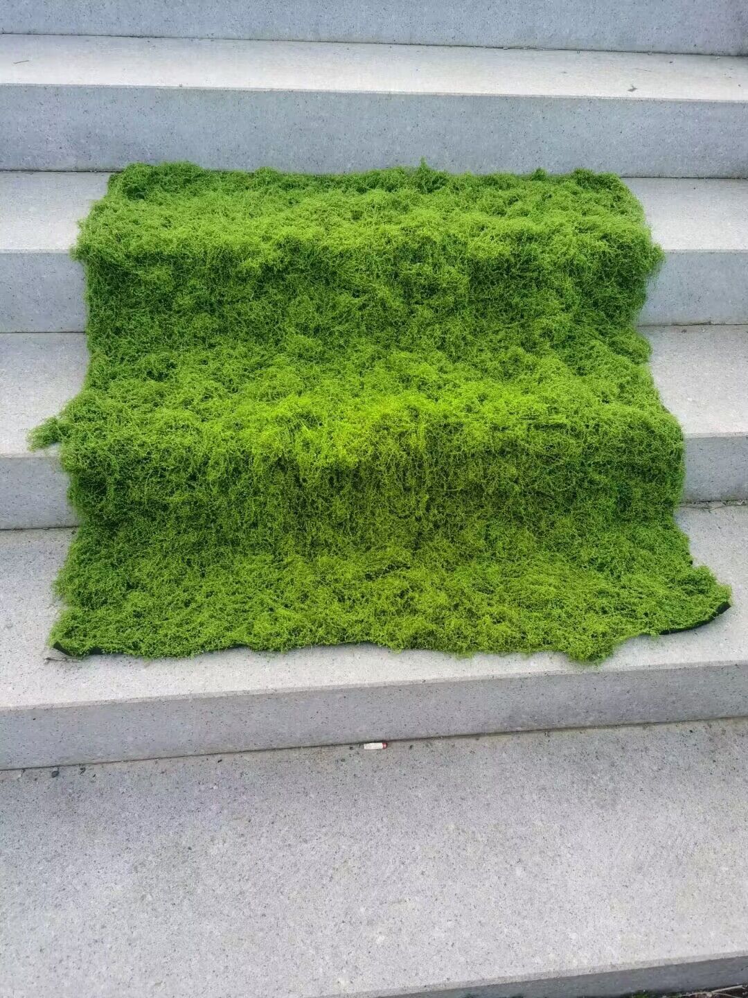 Terrarium Moss Art - 風景のレイアウト、偽の芝生、芝のシミュレーション、緑のカプト植物、1mのためのaqumotic人工偽苔
