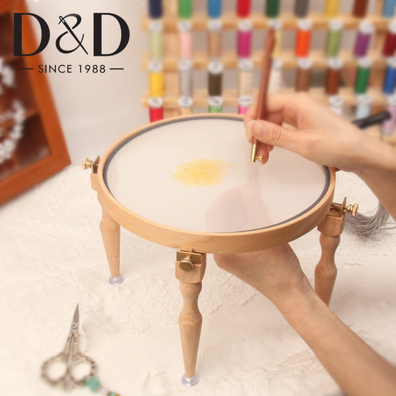 Wood Ring Blank - 3/4 個調整可能なポータブル木製刺繍フープスタンド手作りクロスステッチフープセット刺繍リングフレーム刺繍ツール