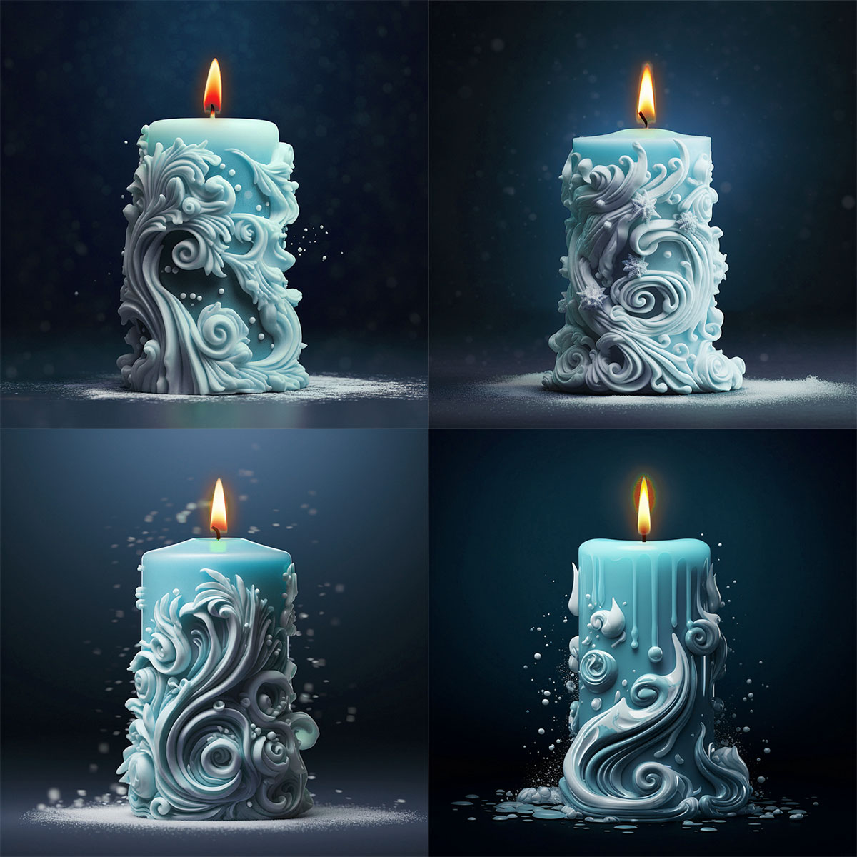 Resin Ocean Wave Mold - 円筒形の彫刻が施されたシリコンキャンドルモールド,海の波のスパイラルパターン,石鹸の柱,アロマテラピーの作成,室内装飾