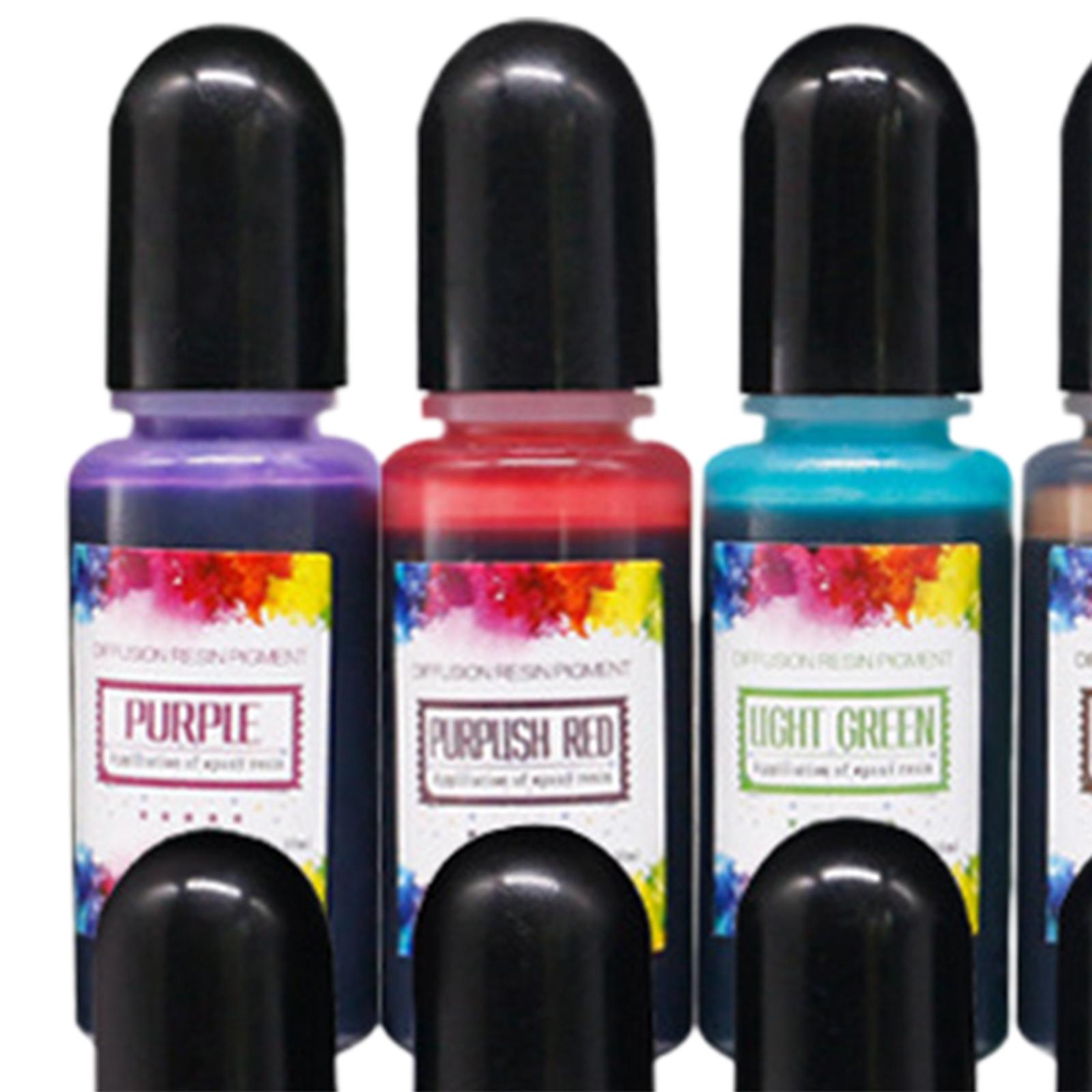 24個入りアルコールインク エポキシ樹脂顔料 液体染料 濃縮 - Resin Dye Alcohol のレビューと価格