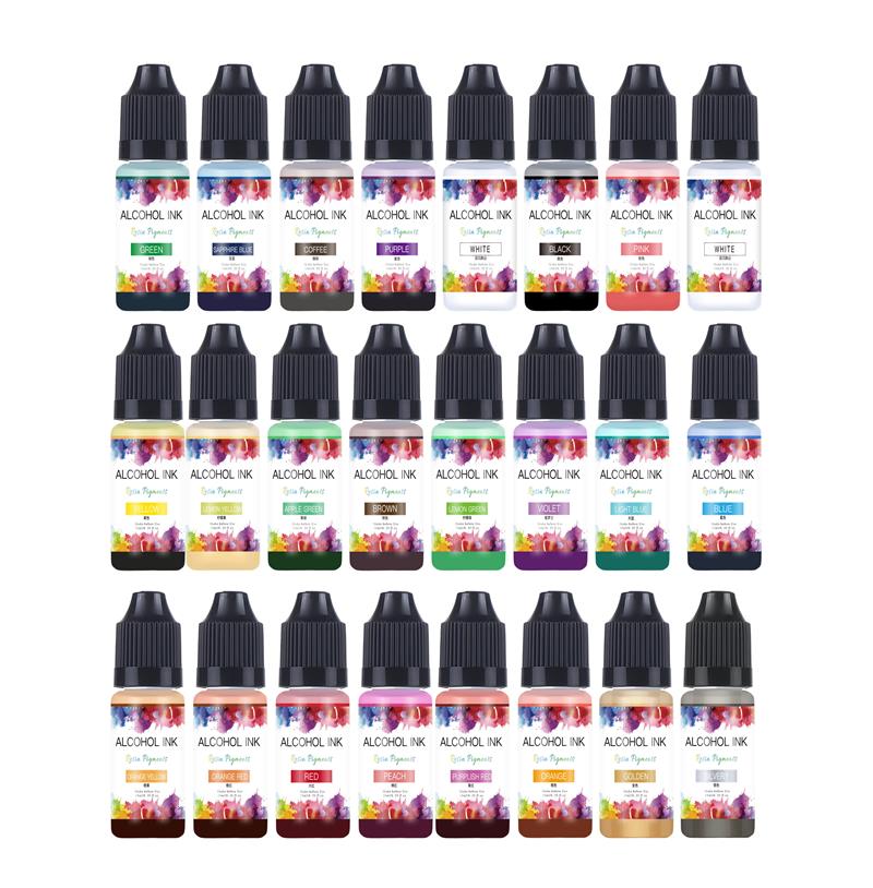 エポキシ樹脂拡散顔料,アルコールインク,液体着色剤,日曜大工 - Resin Dye Alcohol のレビューと価格