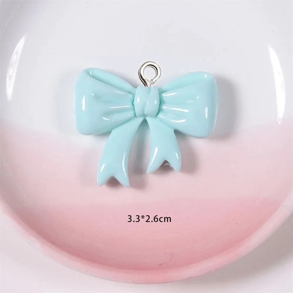 10 個のキャンディーカラーのリボン樹脂チャーム手作り装飾品 - Resin Crafts Diy のレビューと価格
