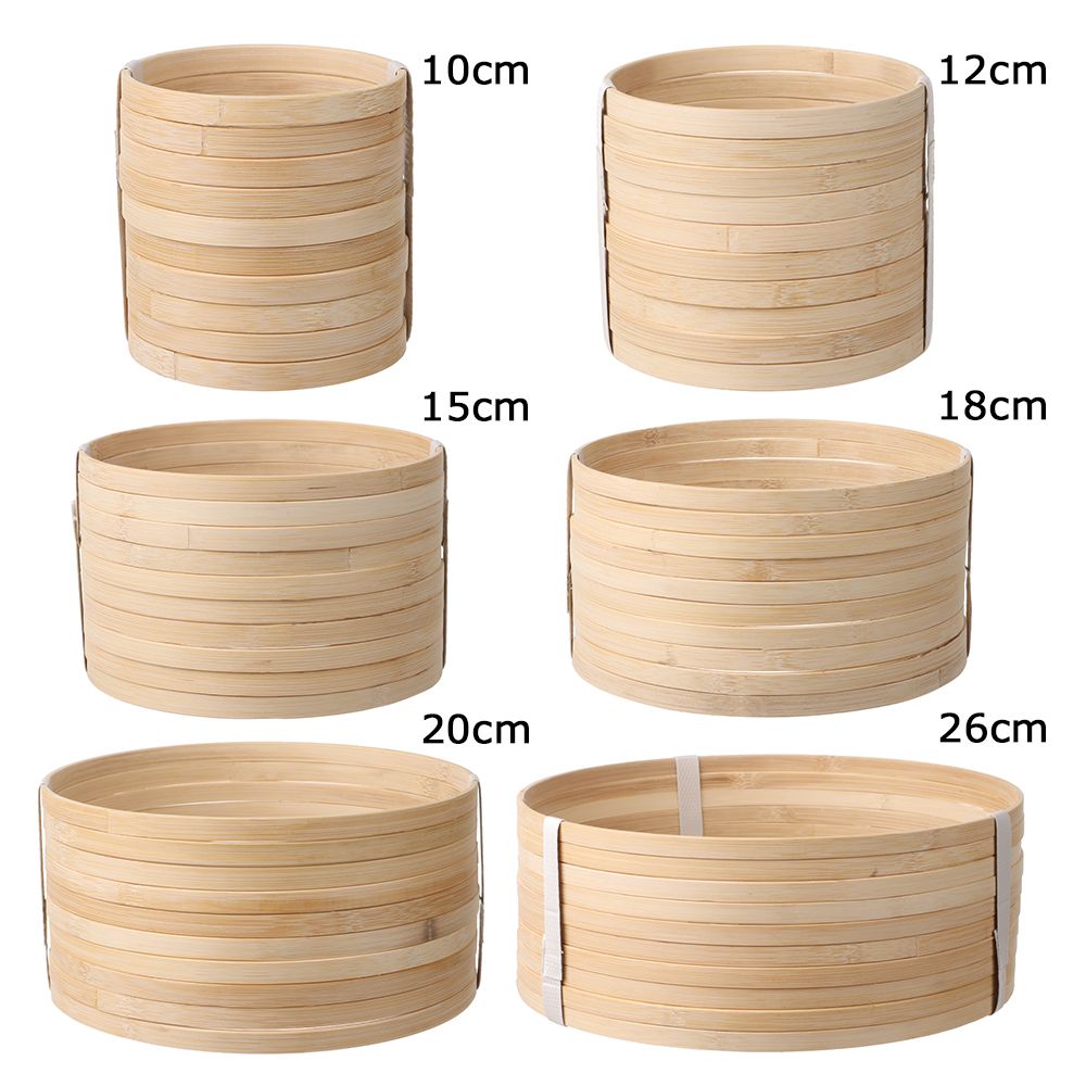 竹の丸い木製リング,10/12/15/18/20/26cm, - Wood Ring Blank のレビューと価格