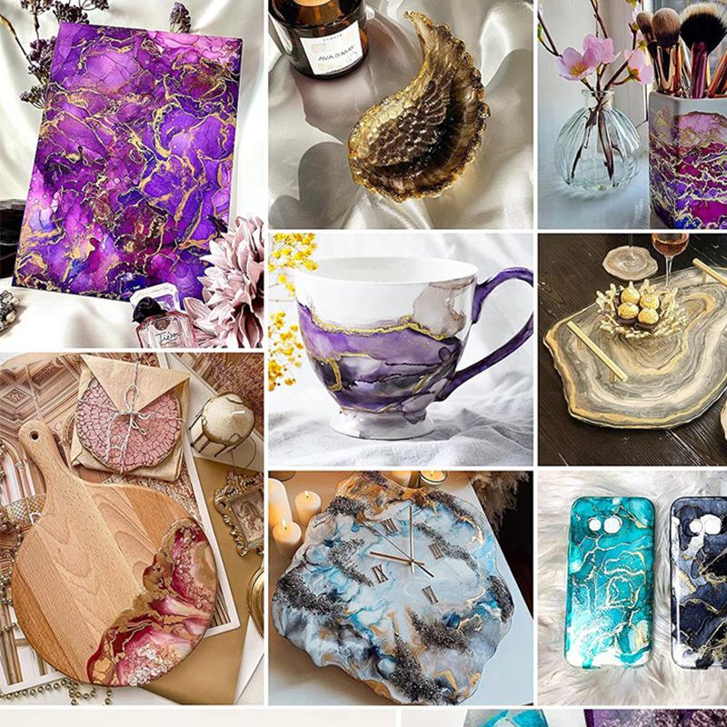 1 セット樹脂顔料キットアートインクアルコール液体着色剤染料 - Resin Dye Alcohol のレビューと価格