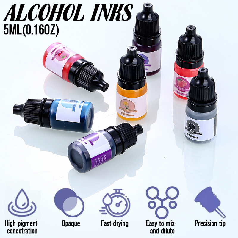 エポキシ樹脂カラー顔料 24 鮮やかな色 液体エポキシ顔料  - Epoxy Uv Resin Kit のレビューと価格
