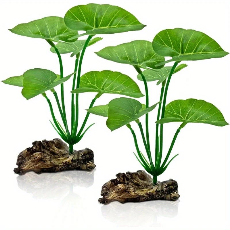 1pc 人工水族館植物リアルな浮遊葉丈夫な茎、爬虫類テラリウ - Terrarium Moss Art のレビューと価格