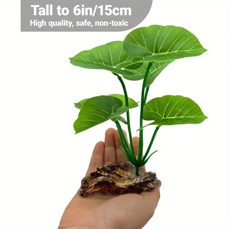 1pc 人工水族館植物リアルな浮遊葉丈夫な茎、爬虫類テラリウ - Terrarium Moss Art のレビューと価格