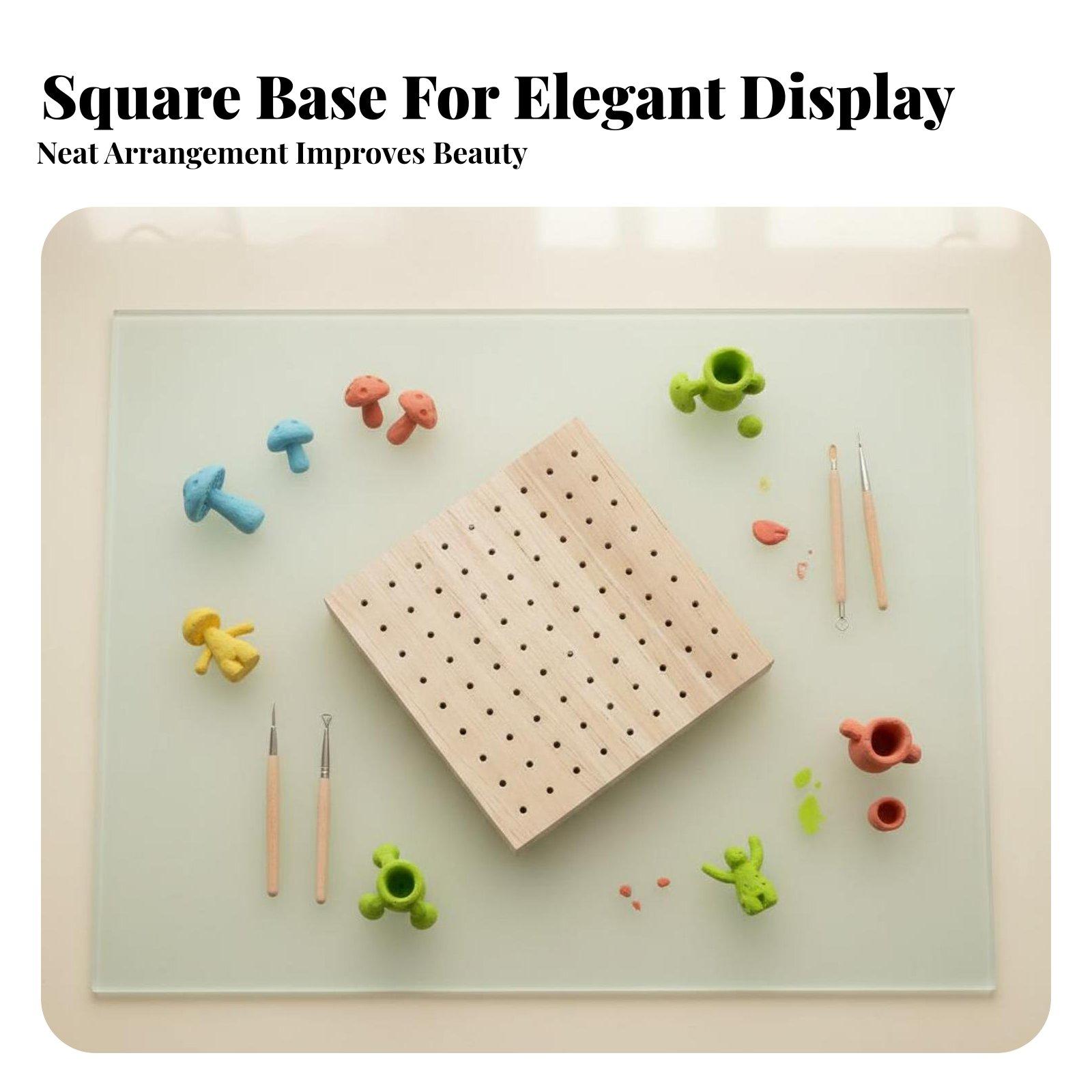 樹脂粘土ボード オーク材クラフトボード 穴あけ加工済み 粘土 - Resin Craft Workshop のレビューと価格