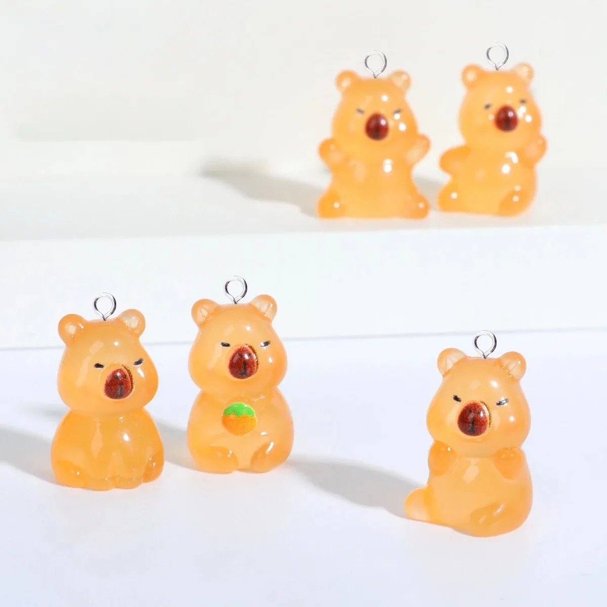 10個入り カワイイ フラットバック フローティング レジン - Resin Craft Supplies のレビューと価格