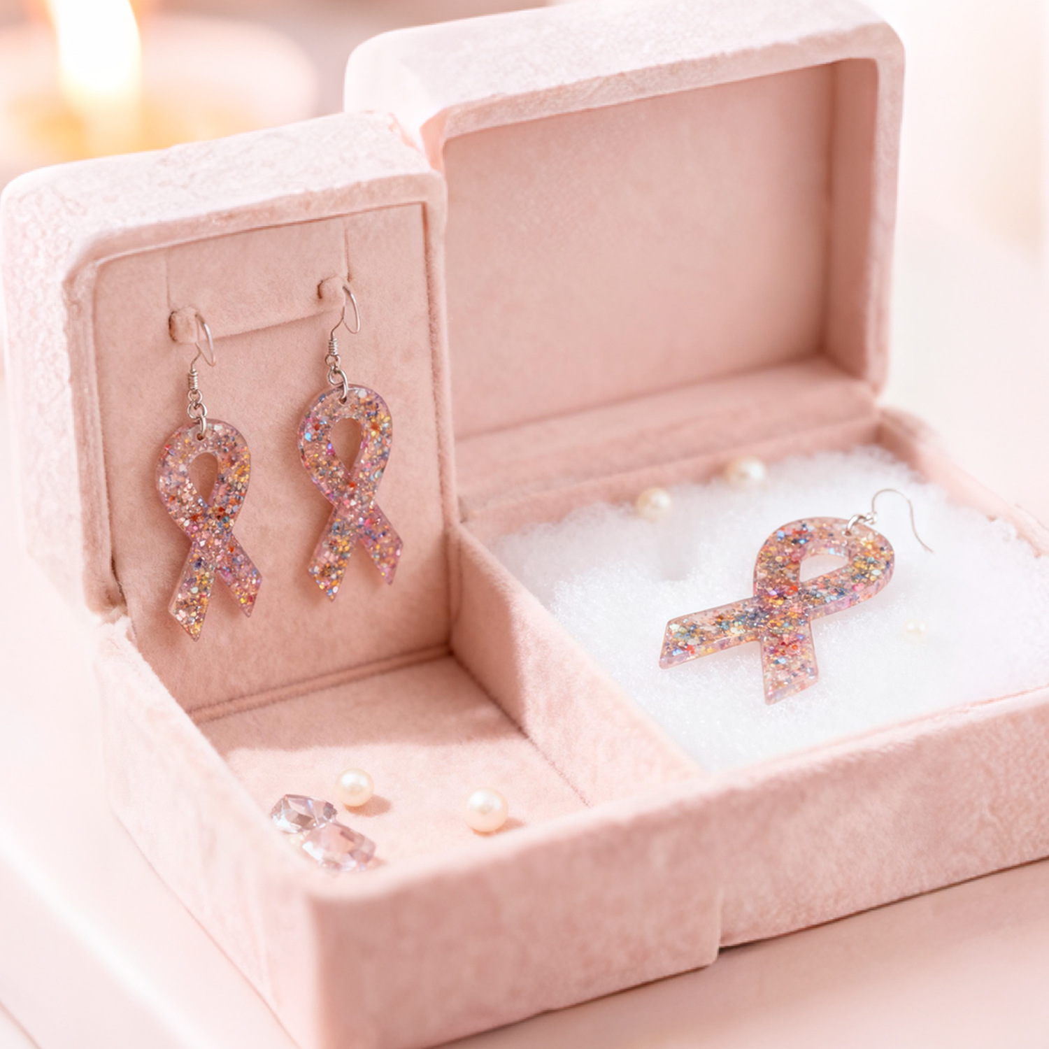 DIYリボンイヤリング樹脂型、イヤリングペンダント型、キーホ - Resin Craft Projects のレビューと価格