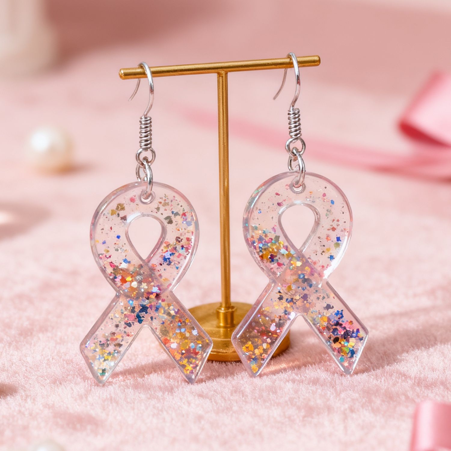 DIYリボンイヤリング樹脂型、イヤリングペンダント型、キーホ - Resin Craft Projects のレビューと価格