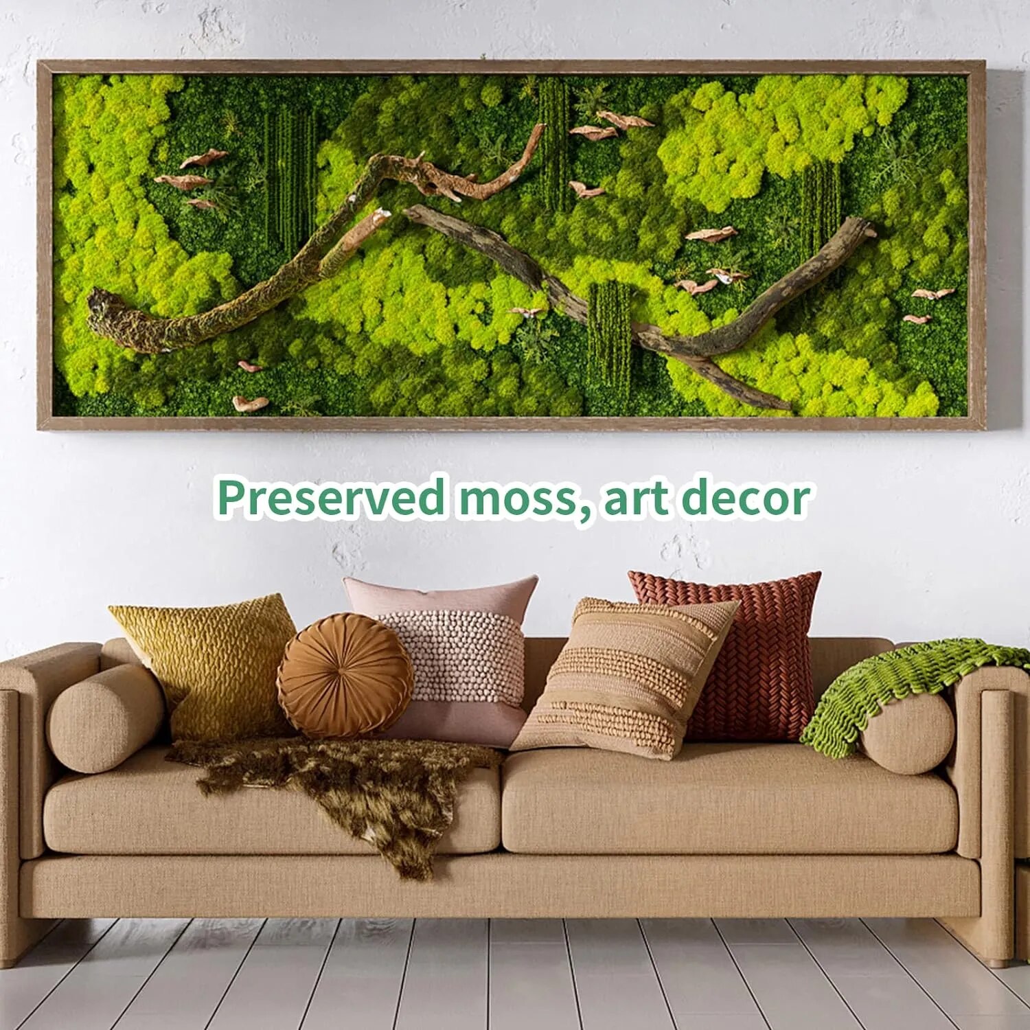 人工緑の植物永遠の生活苔 DIY 工芸品草庭ホームルームの装 - Terrarium Moss Art のレビューと価格