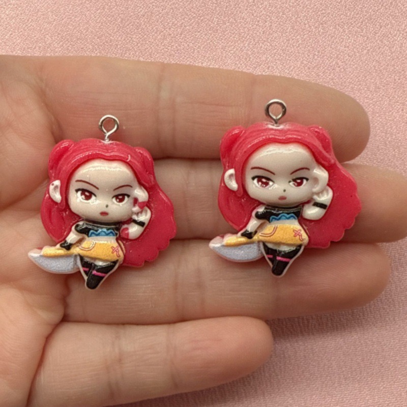 10個入り樹脂製漫画ペンダント、DIYジュエリー製作イヤリン - Resin Craft Projects のレビューと価格