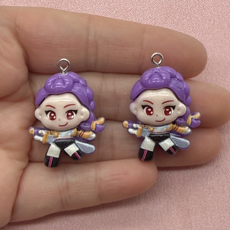 10個入り樹脂製漫画ペンダント、DIYジュエリー製作イヤリン - Resin Craft Projects のレビューと価格