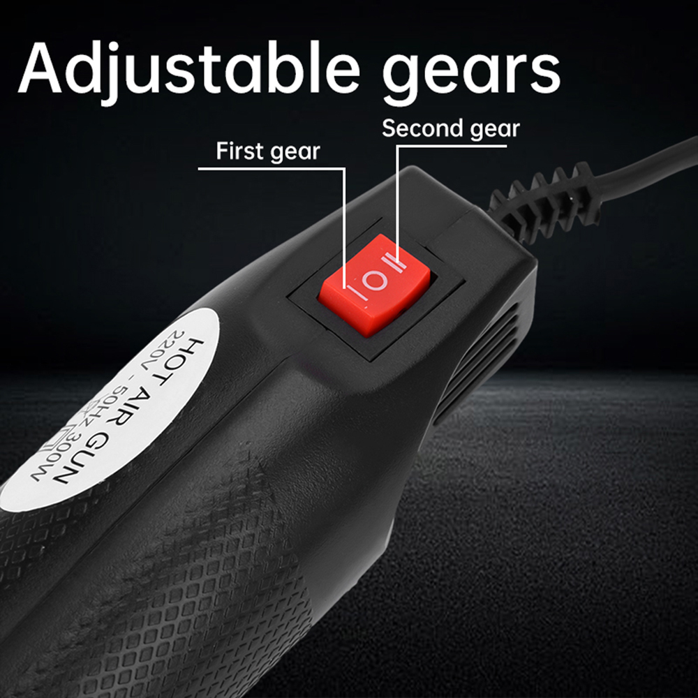 300W 220V ホットエアガン 調整可能ギア 0-200 - Heat Gun Small のレビューと価格