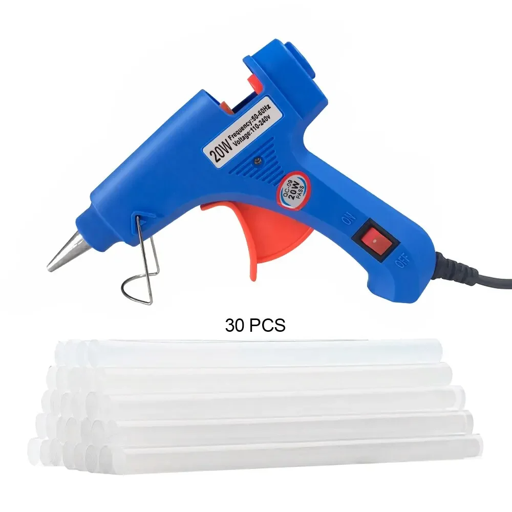20 ワットホットメルトグルーガン家庭用産業用ミニガン電熱温 - Heat Gun Small のレビューと価格