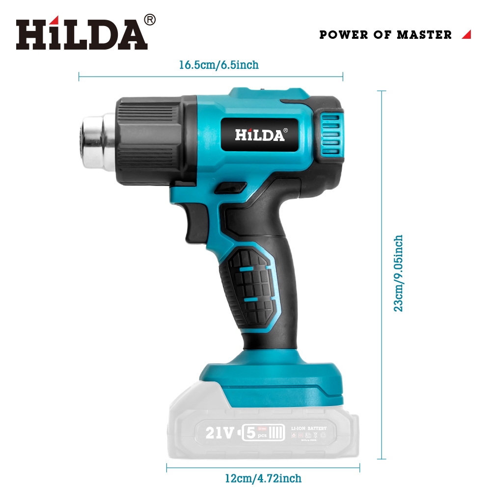 HILDA ハンドヘルドホットエアガン 温度調節可能 非調節 - Heat Gun Small のレビューと価格