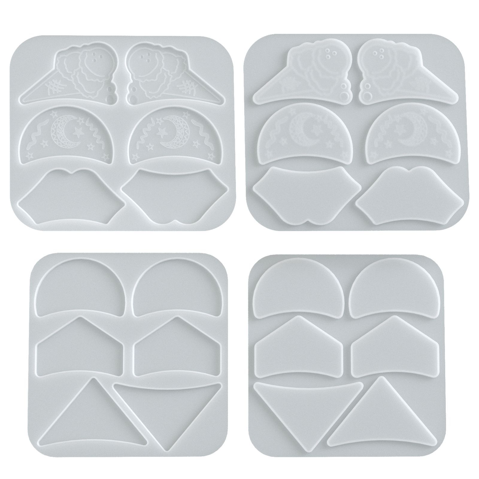 樹脂鋳造型シリコーンアイスクリーム型ムーン型軽量クラフトワー - Resin Craft Workshop のレビューと価格