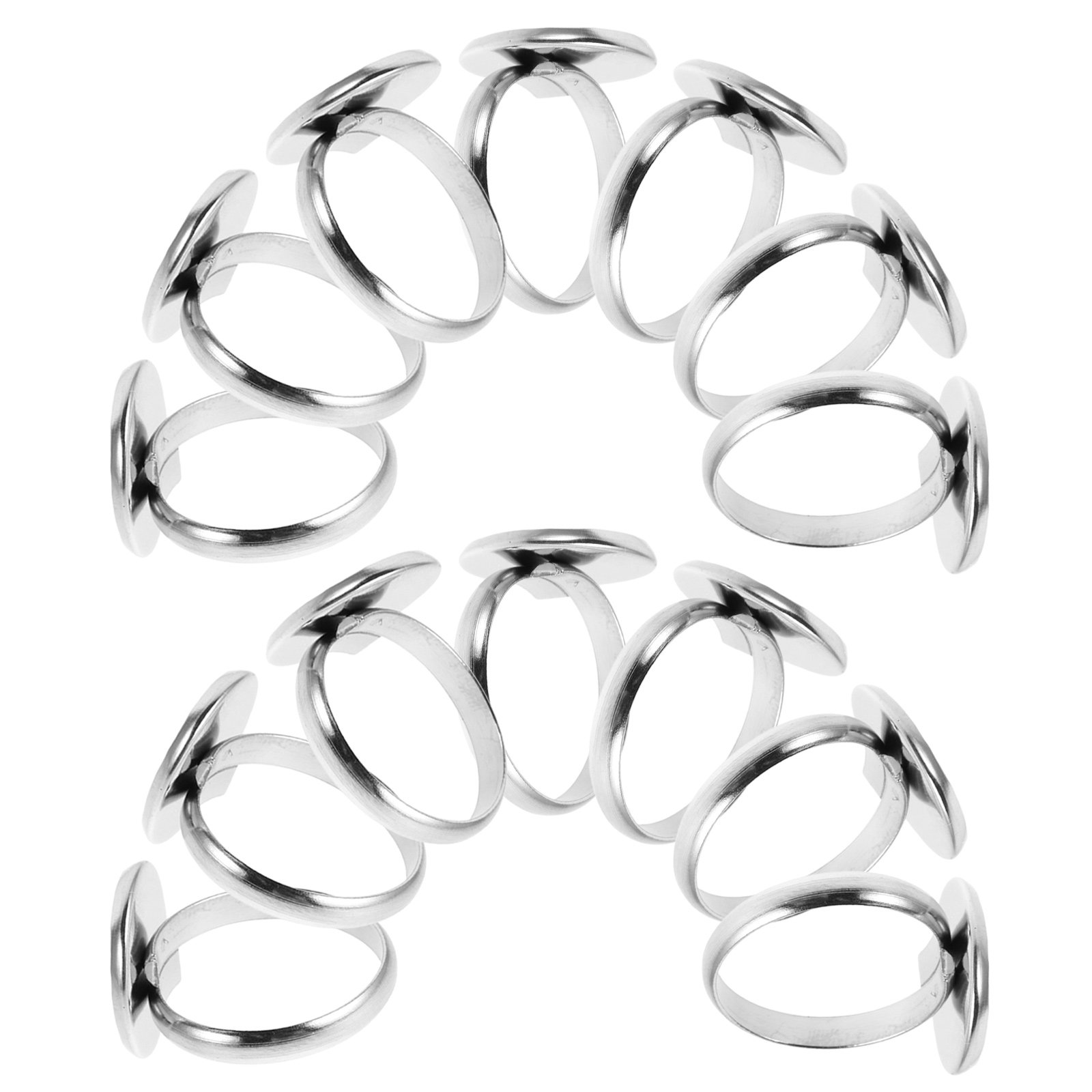 20個入り 14mm ステンレス製 調整可能な指輪用部品 ジ - Crafting Resin のレビューと価格