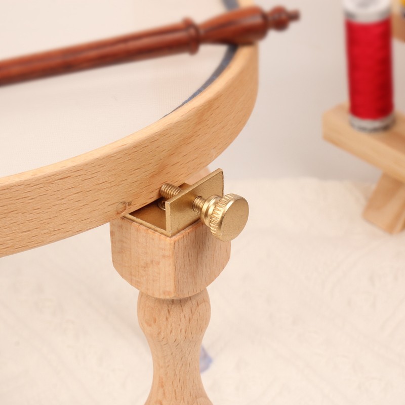 3/4 個調整可能なポータブル木製刺繍フープスタンド手作りク - Wood Ring Blank のレビューと価格