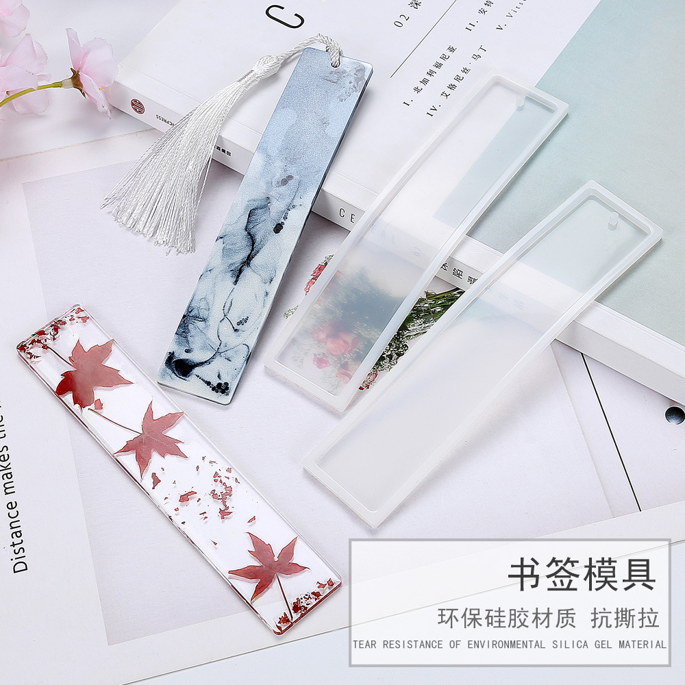 長方形シリコーンブックマーク樹脂モールド DIY ブックマー - Resin Craft Projects のレビューと価格