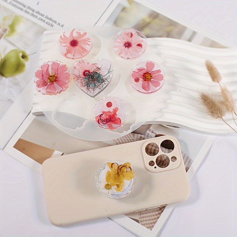 11個入り、不規則な形のスマホホルダー型DIY樹脂製ハート型 - Serving Tray Mold のレビューと価格