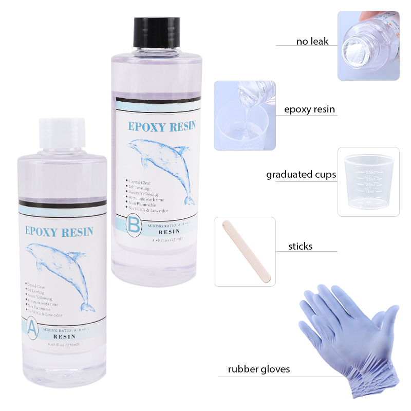 1:1 クリアエポキシ樹脂クリスタルクリアアート樹脂エポキシ - Epoxy Uv Resin Kit のレビューと価格
