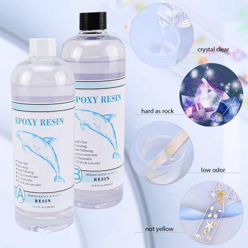 1:1 クリアエポキシ樹脂クリスタルクリアアート樹脂エポキシ - Epoxy Uv Resin Kit のレビューと価格