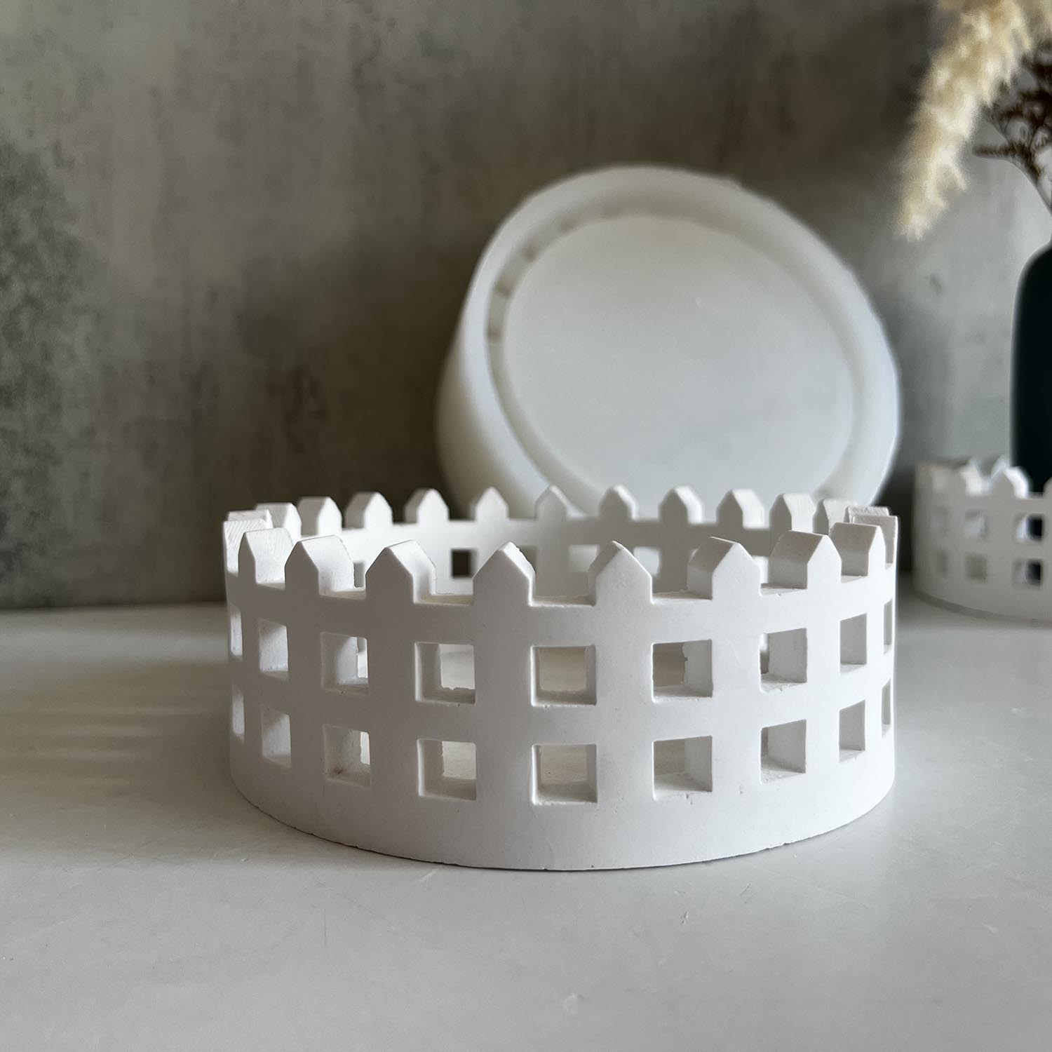 シリコンフェンスプランター,透かし彫りトレイ,装飾ローソク足 - Silicone Mold Tray のレビューと価格