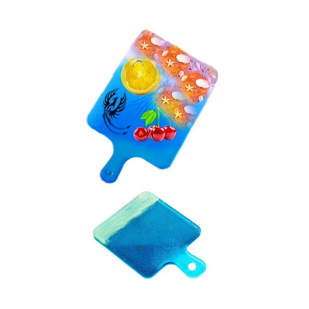 エポキシ樹脂シリコン製トレイ型、DIY長方形ハンドルボード、 - Geode Mold Silicone のレビューと価格