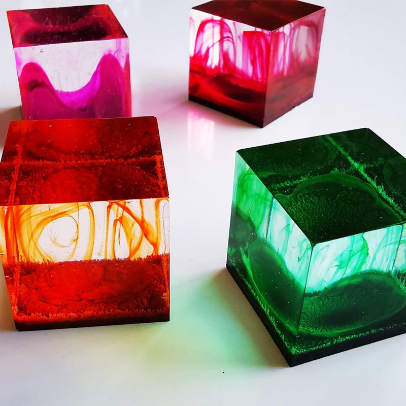 芸術的なUVエポキシ樹脂インク,アルコール樹脂顔料,液体着色 - Resin Dye Alcohol のレビューと価格
