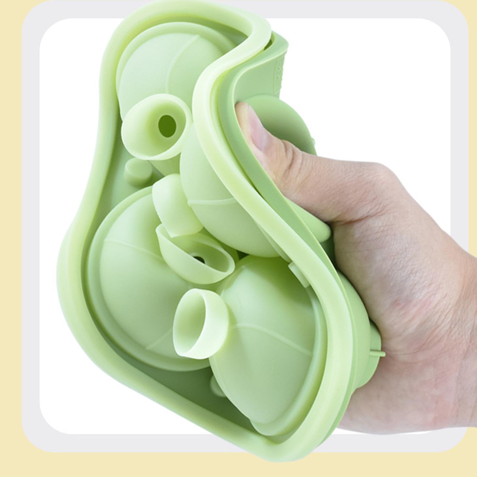 球体型シリコン製製氷皿、ボール型、積み重ね可能、簡単取り出し - Serving Tray Mold のレビューと価格