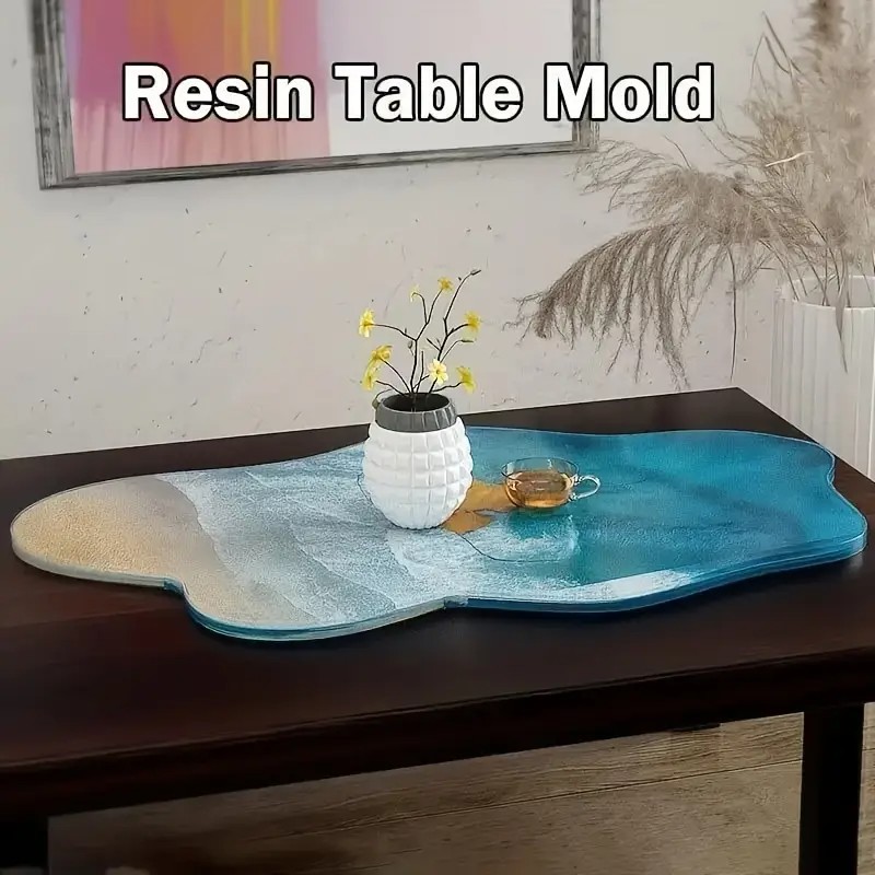 大型61cm不規則トレイエポキシ樹脂シリコンモールド ウェー - Resin Ocean Wave Mold のレビューと価格