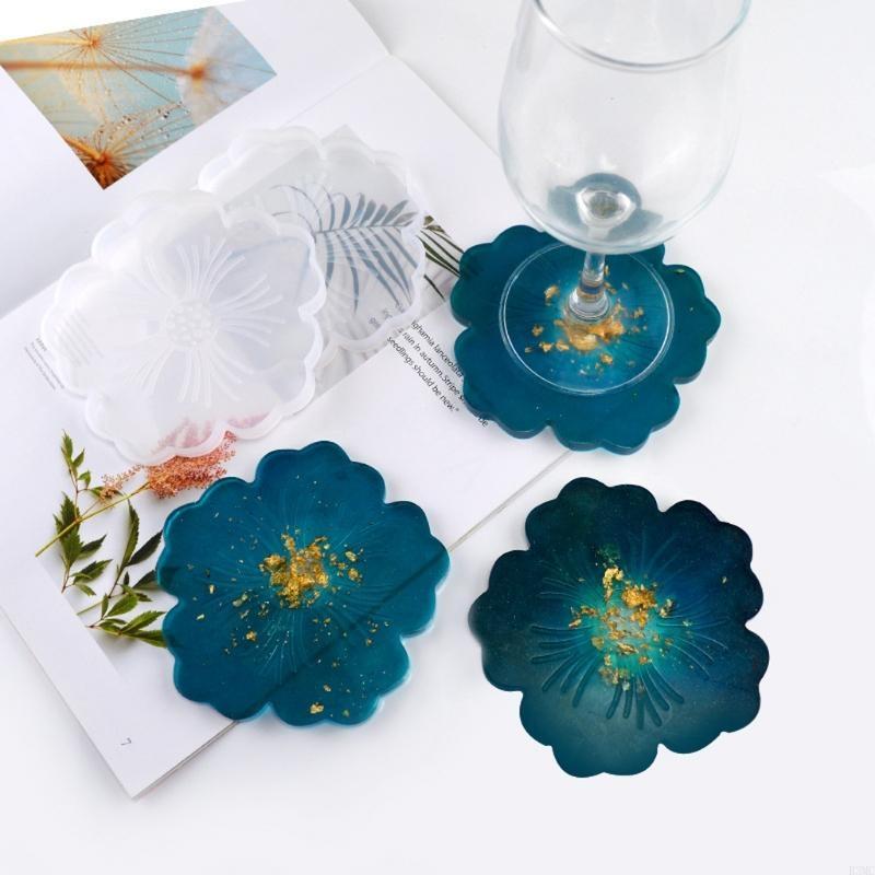 R3MC 2PCS DIYフラワーシェイプシリコンジオードコ - Geode Mold Silicone のレビューと価格