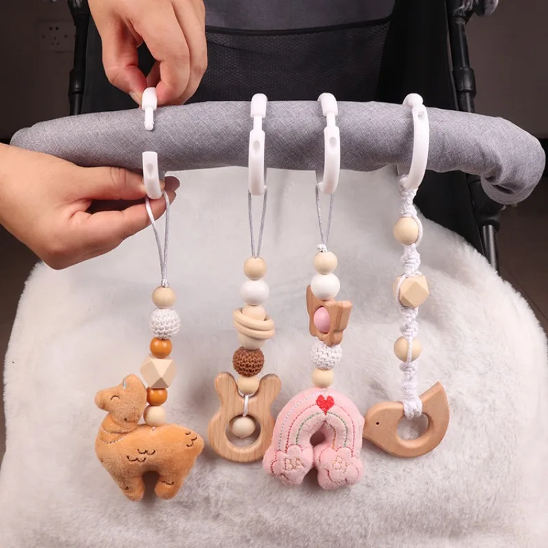 6 個木製赤ちゃんのおもちゃ木製ブナアクティビティジムフレー - Wood Ring Blank のレビューと価格