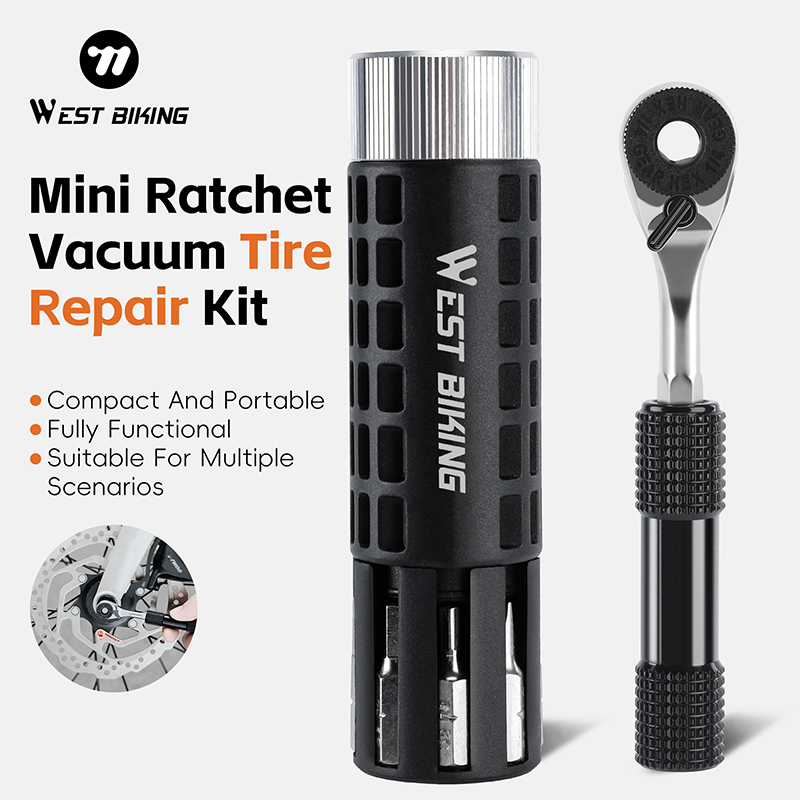 WEST BIKING ミニラチェット真空タイヤ修理キット  - Vacuum Chamber Small のレビューと価格