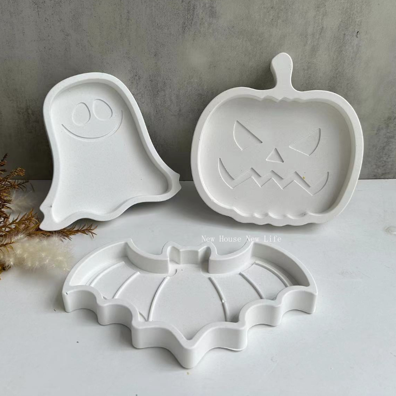 ハロウィーンカボチャバットスペクタートレイ金型、シリコンコー - Silicone Mold Tray のレビューと価格