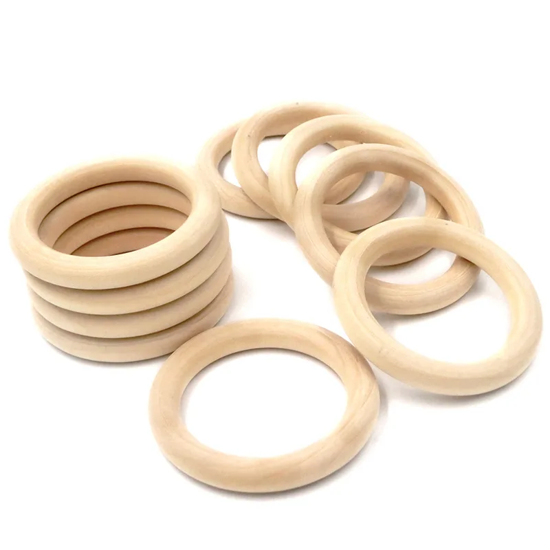木製の手工芸品のリング,マクラメのアクセサリー,丸い木製のフ - Wood Ring Blank のレビューと価格