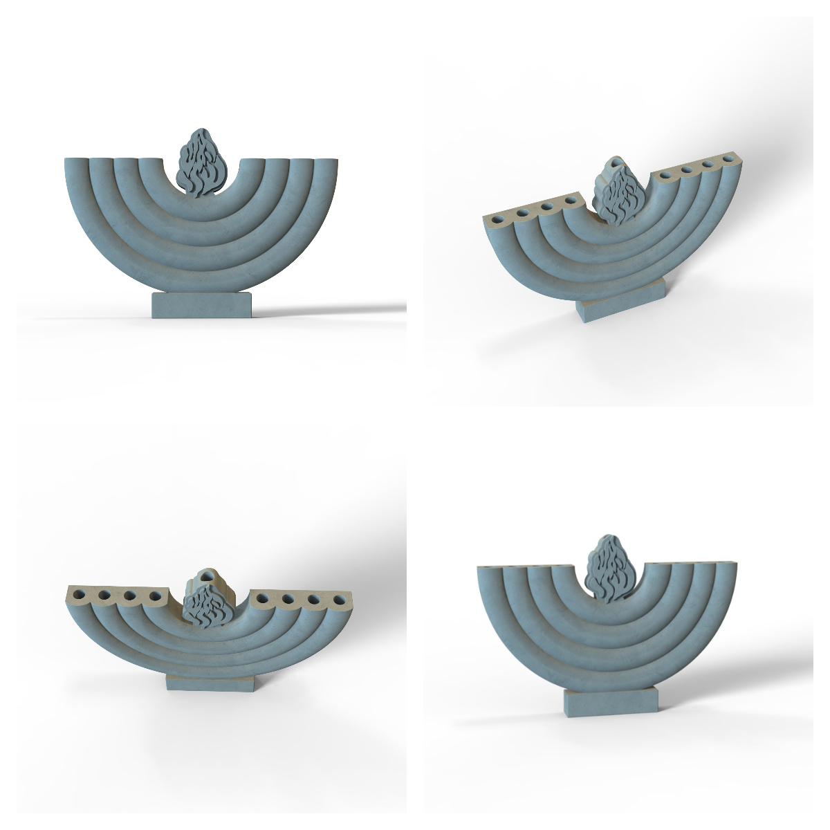 手作りコンクリートハヌカーメノーラ用シリコンモールド、9穴キ - Serving Tray Mold のレビューと価格