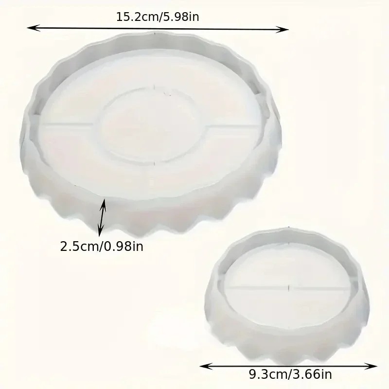 素晴らしいシリコンジュエリートレイ樹脂型、丸型ディッシュ型、 - Silicone Mold Tray のレビューと価格