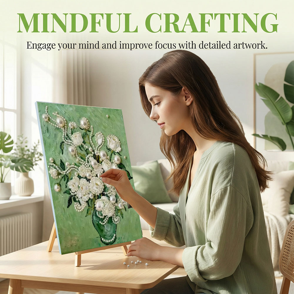 Huacan DIYパールアートペイントキット 大人と初心者 - Resin Craft For Beginners のレビューと価格